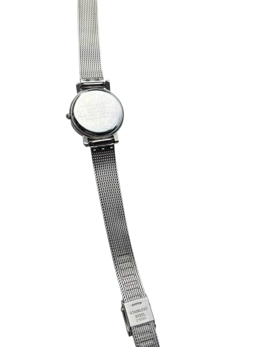 Sharper Image FM002 Stainless Steel Quartz Watch – Mesh Band